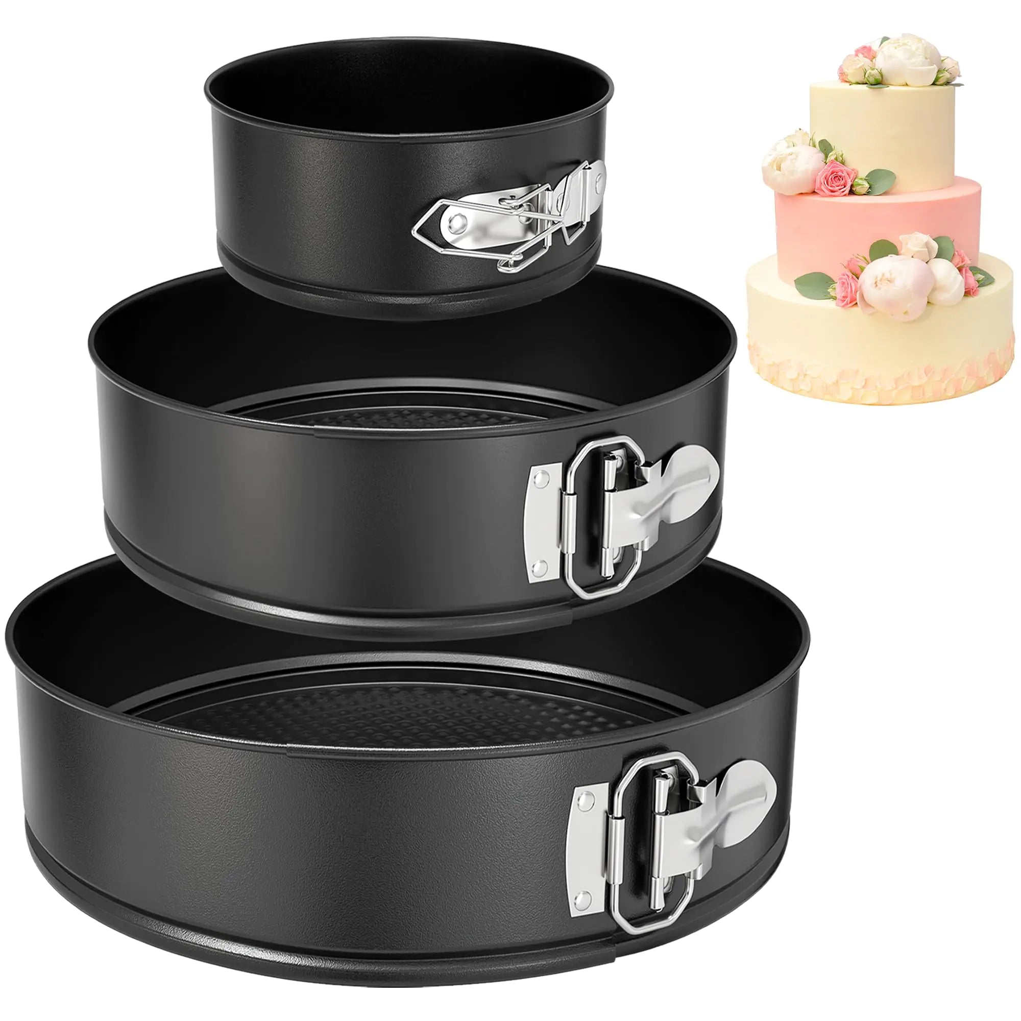 3- Piece ZeroPone Springform Pan Set