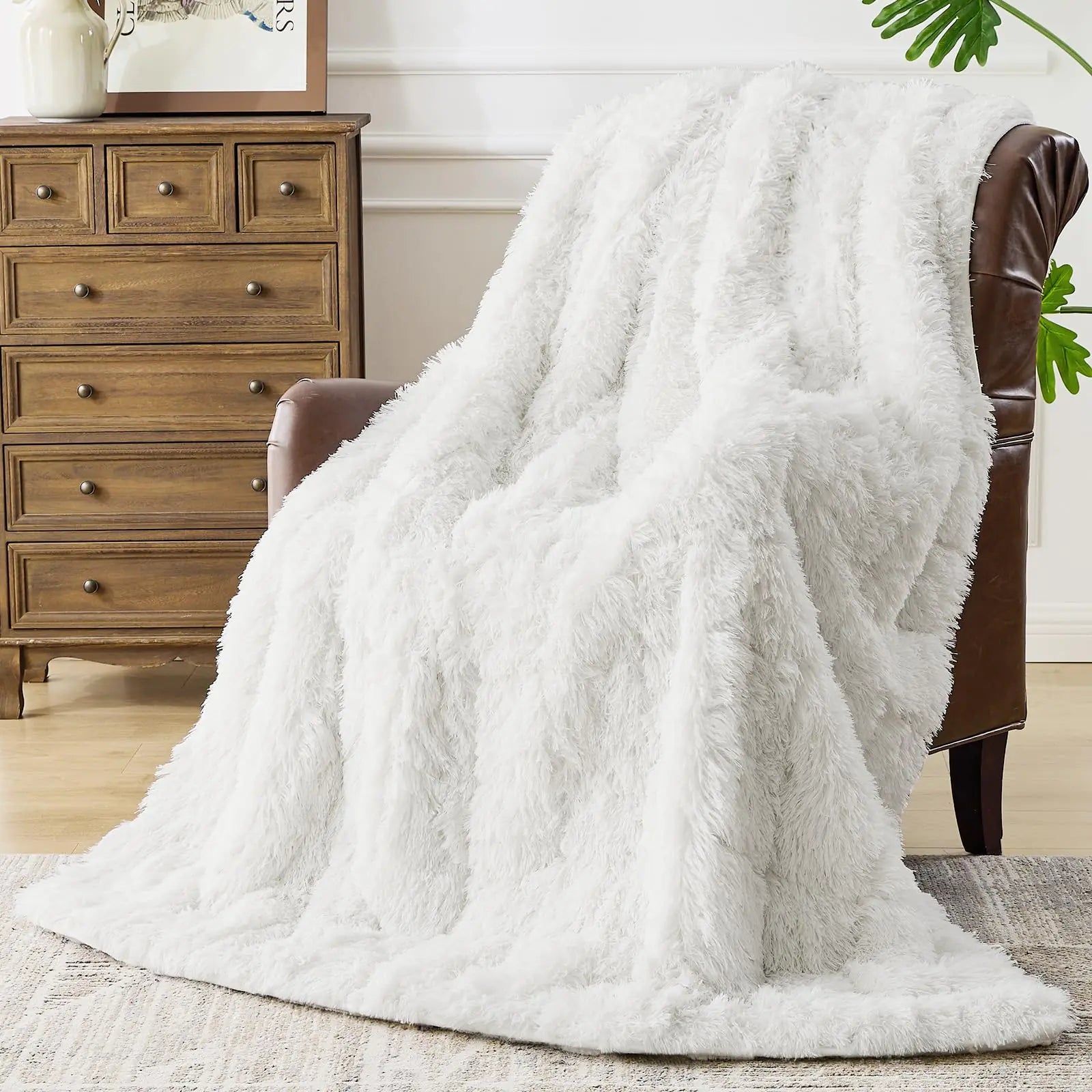 Faux Fur Weighted Blanket