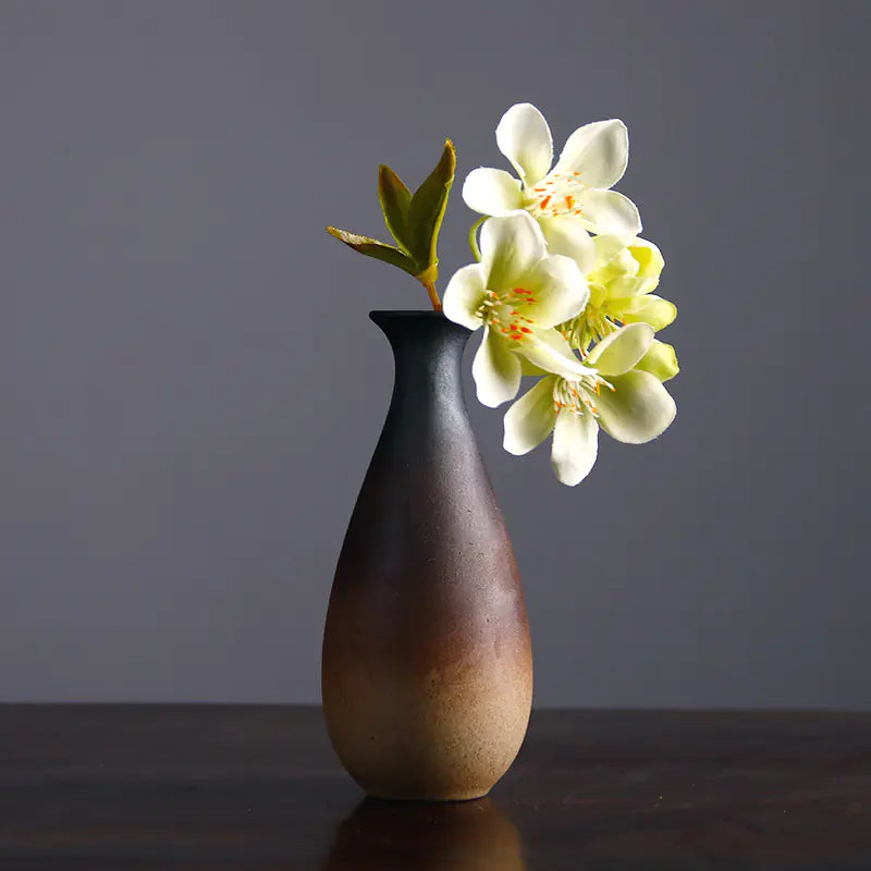 Vintage Ceramic Zen Flower Vase