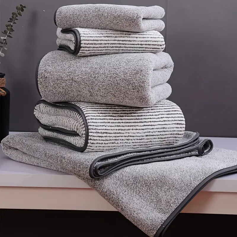 Bamboo Charcoal Coral Fleece Bath Towel