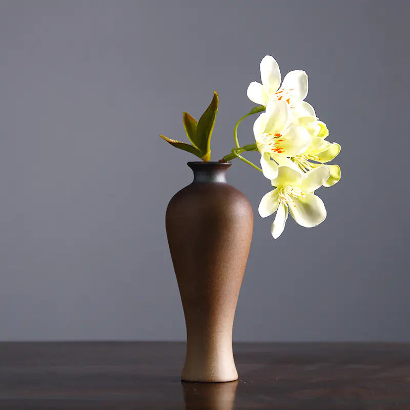 Vintage Ceramic Zen Flower Vase