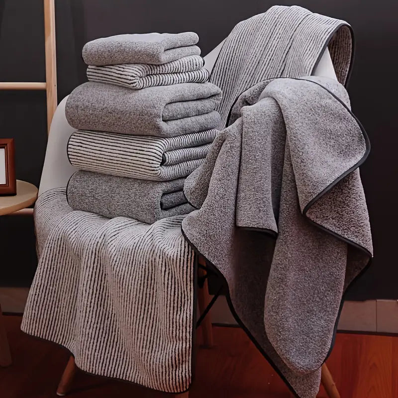 Bamboo Charcoal Coral Fleece Bath Towel