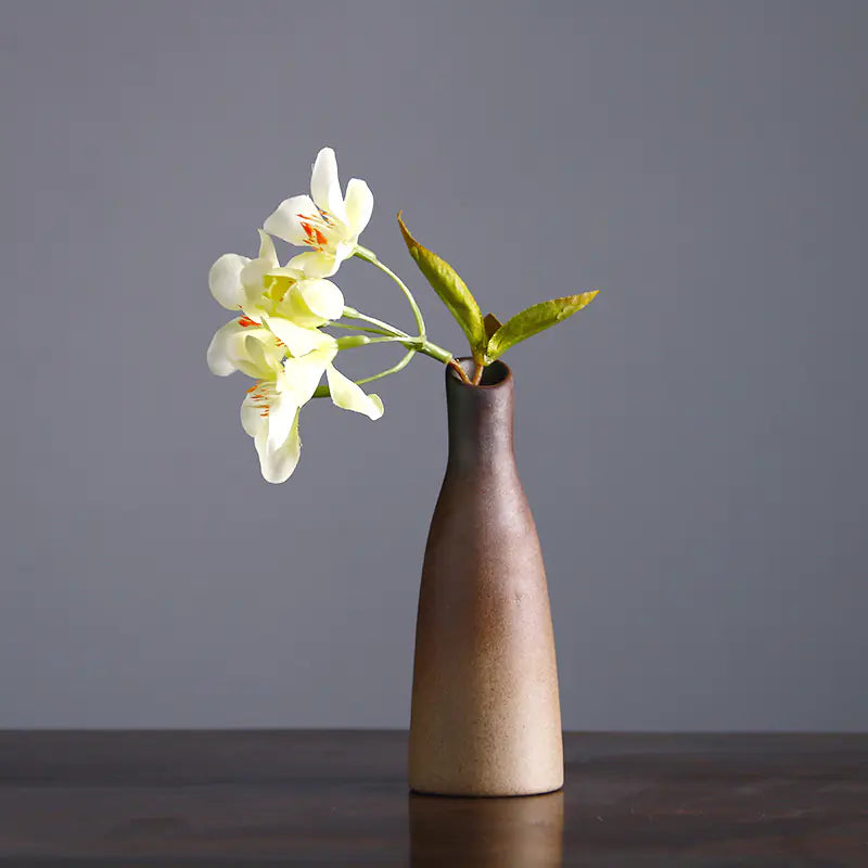 Vintage Ceramic Zen Flower Vase