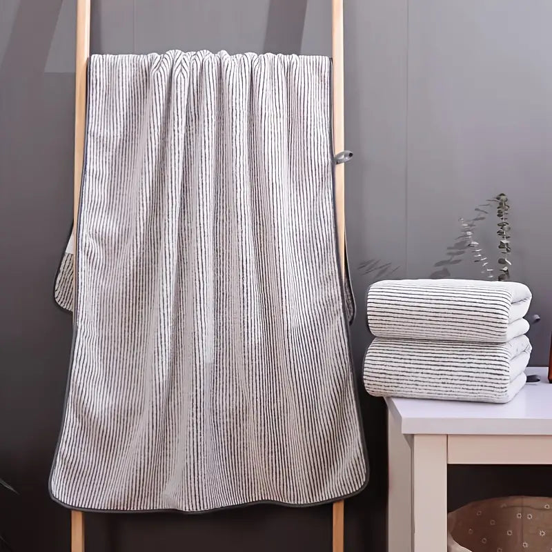 Bamboo Charcoal Coral Fleece Bath Towel