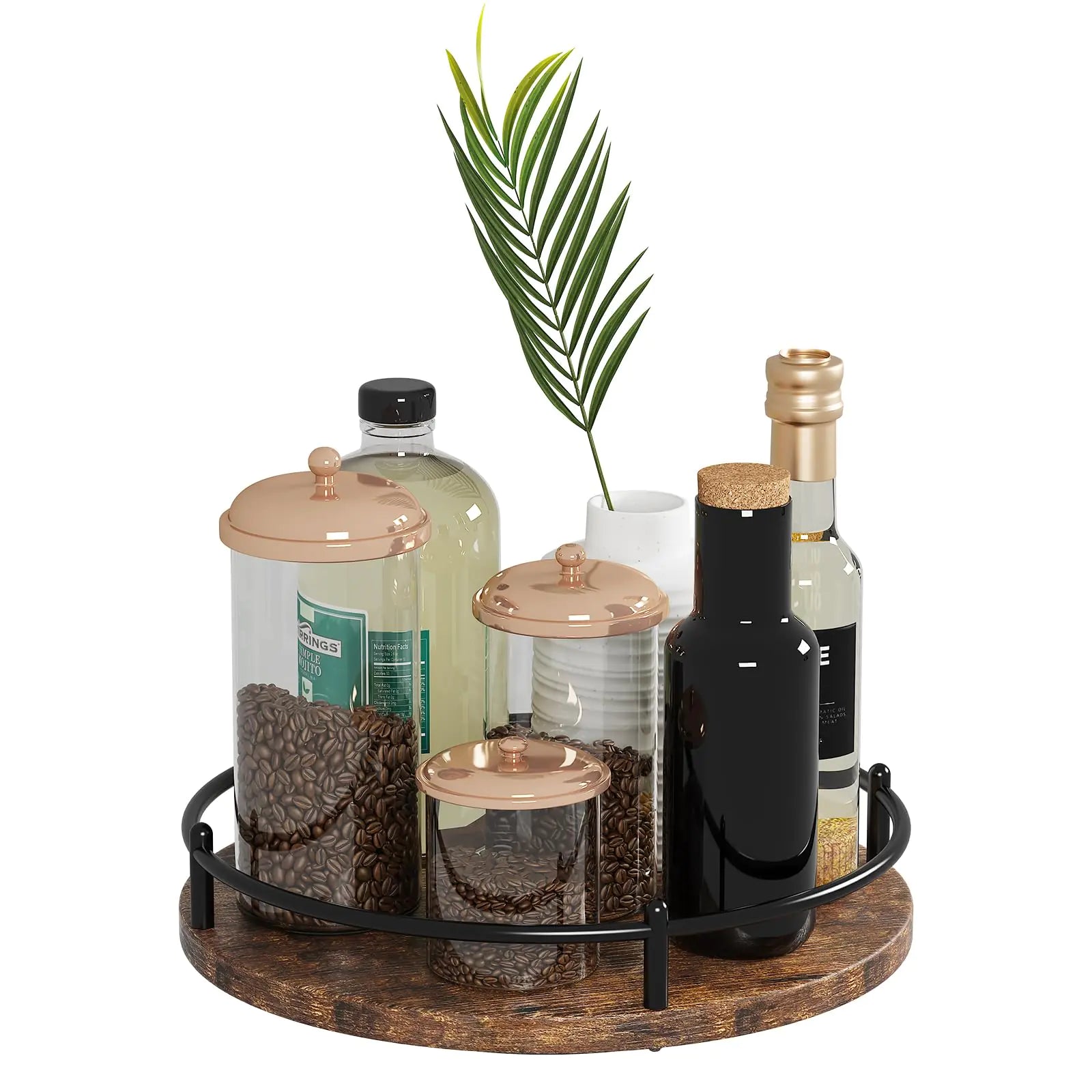 KOKSTOP Lazy Susan Organizer Rotating Rack