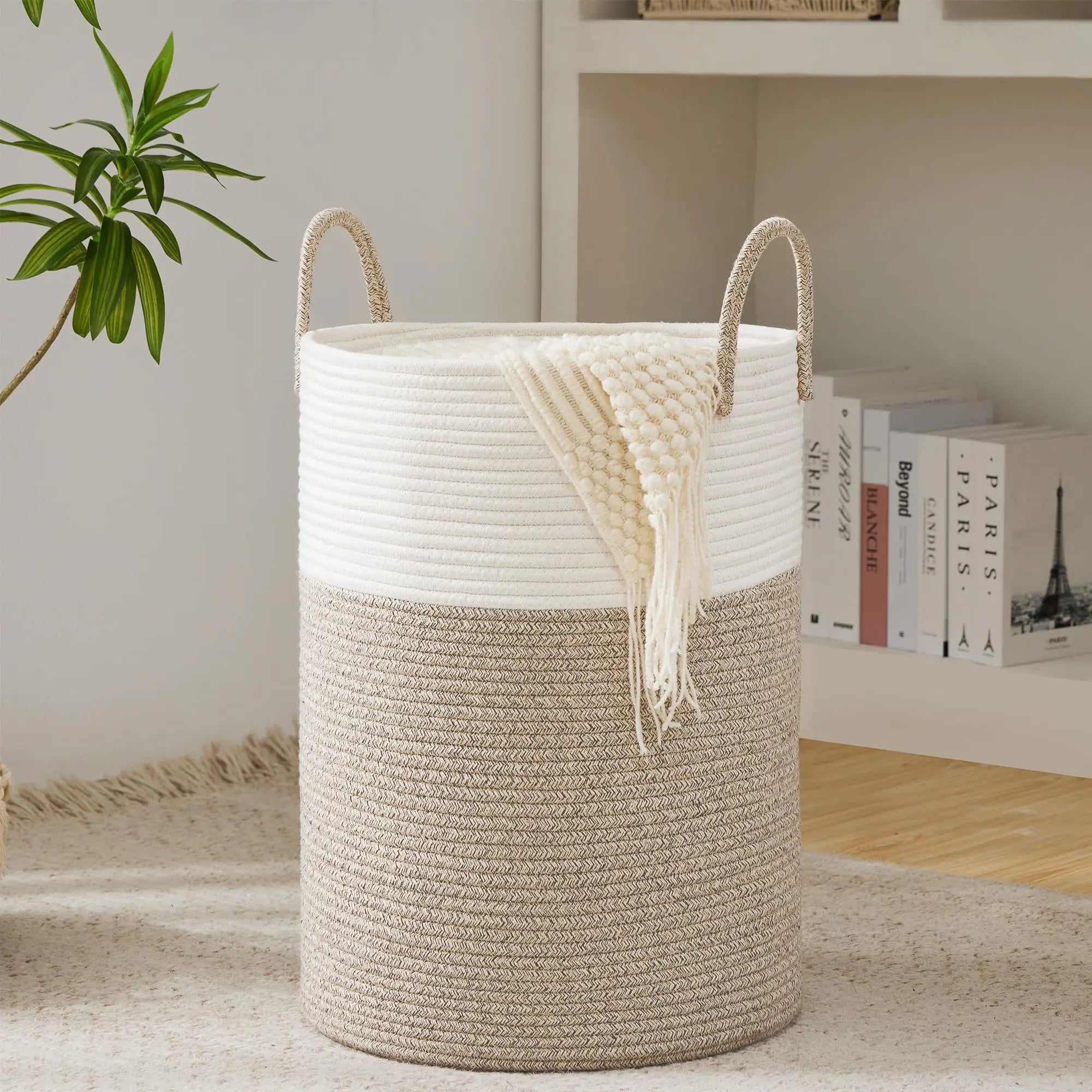 Woven Collapsible Laundry Basket