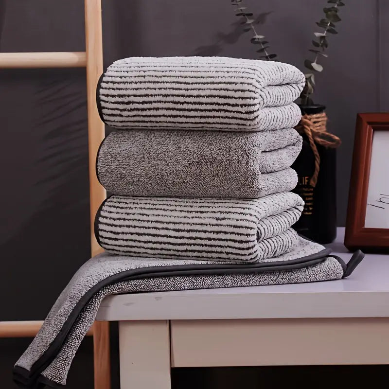 Bamboo Charcoal Coral Fleece Bath Towel