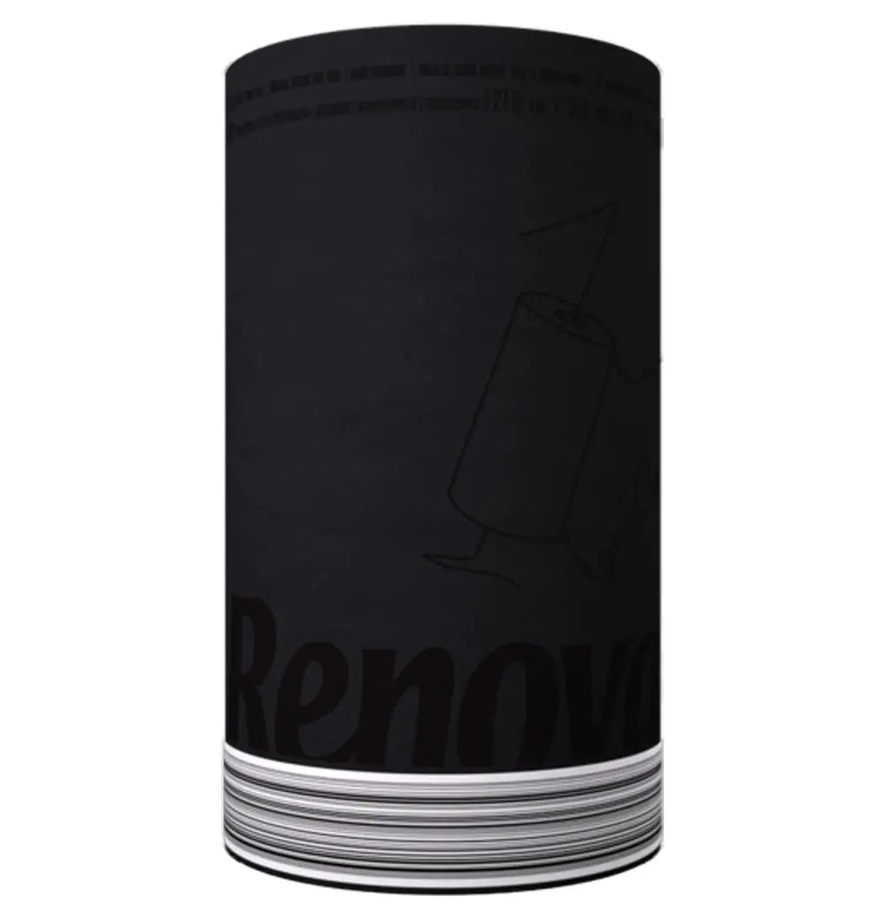 Renova 2 Ply Double Faced Paper Black Kitchen Towel