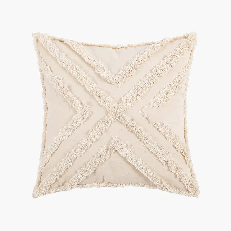 Tassel Tufted Decorative Pillow Cushion Cover
