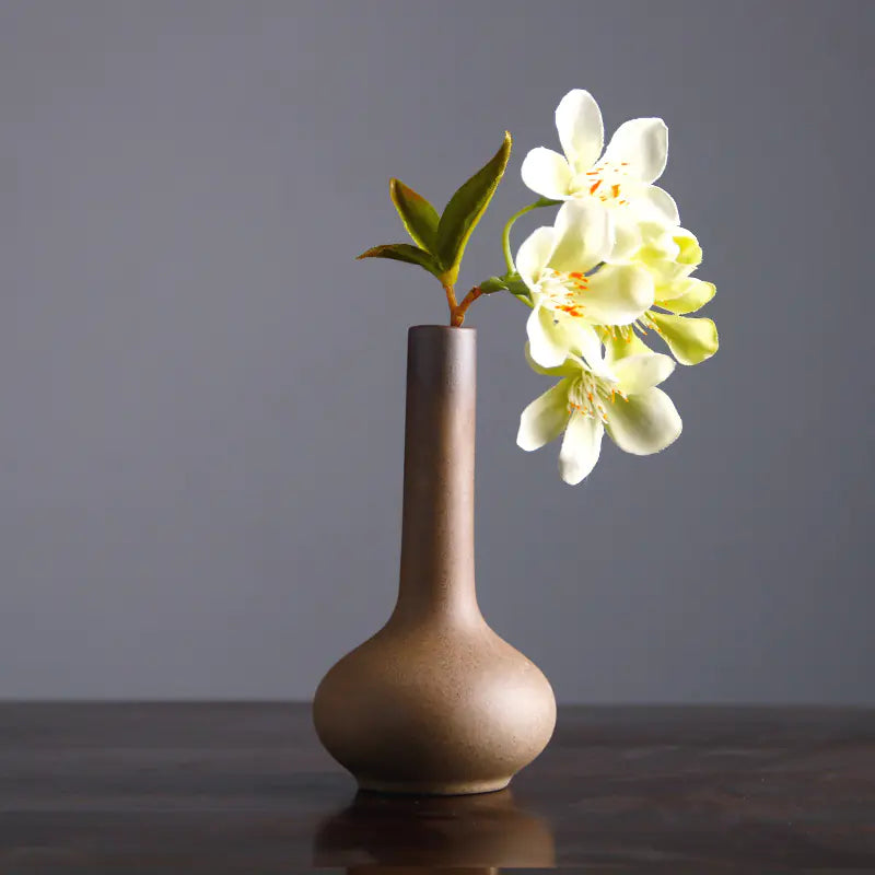 Vintage Ceramic Zen Flower Vase