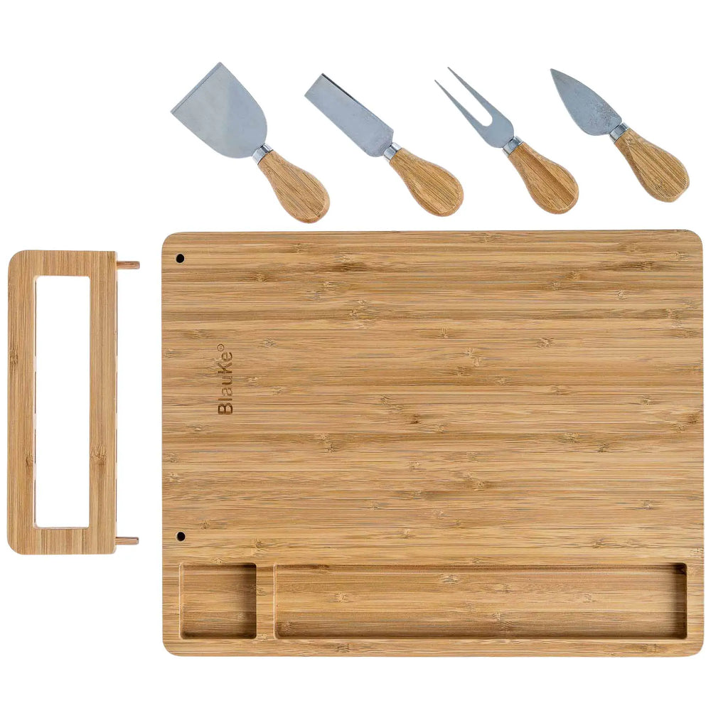 Bamboo Cheese Board and Knife Set