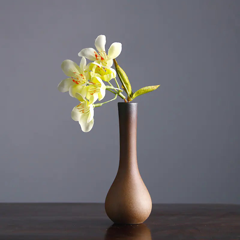 Vintage Ceramic Zen Flower Vase