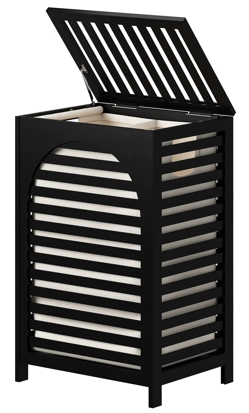 Black Laundry Hamper Laundry Hamper with Removable Liner